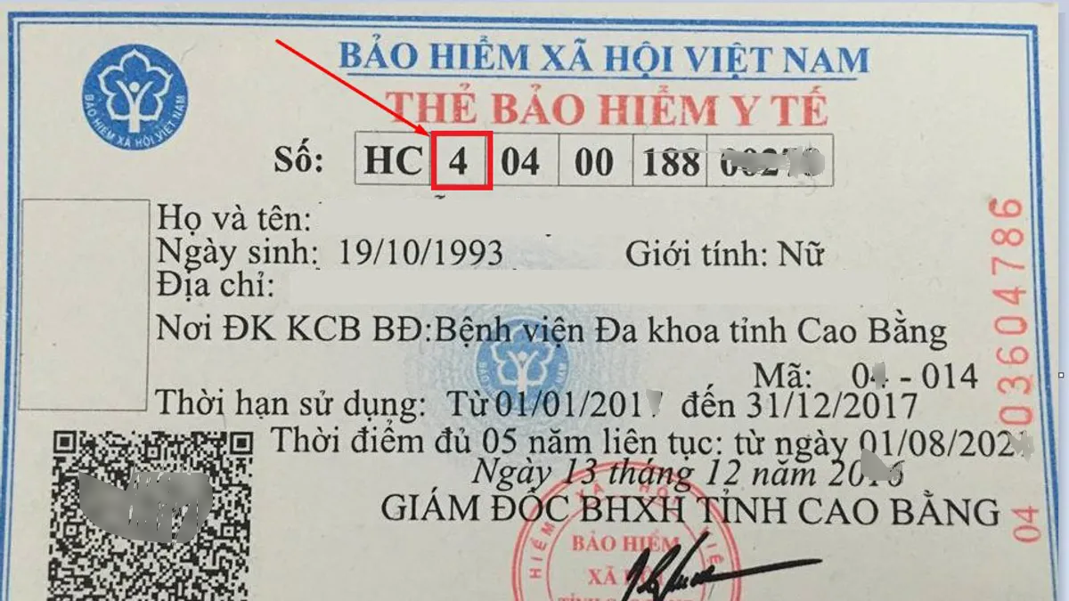 C ch nh n bi t m c h ng cao nh t tr n th bhyt th ng qua k hi u c