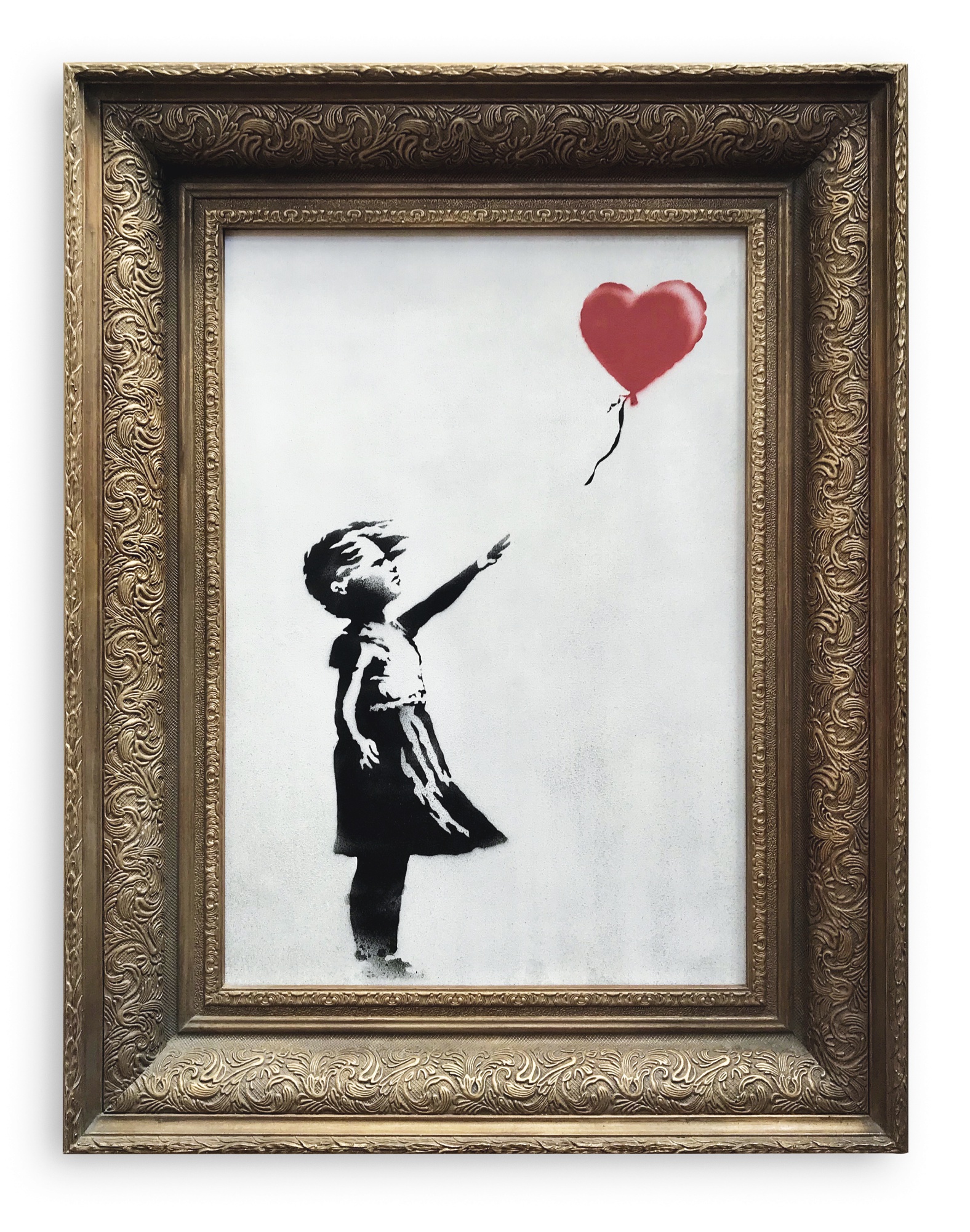 Sau khi bị phá hủy. một bức tranh của Banksy có giá lên đến 46 tỷ VND
