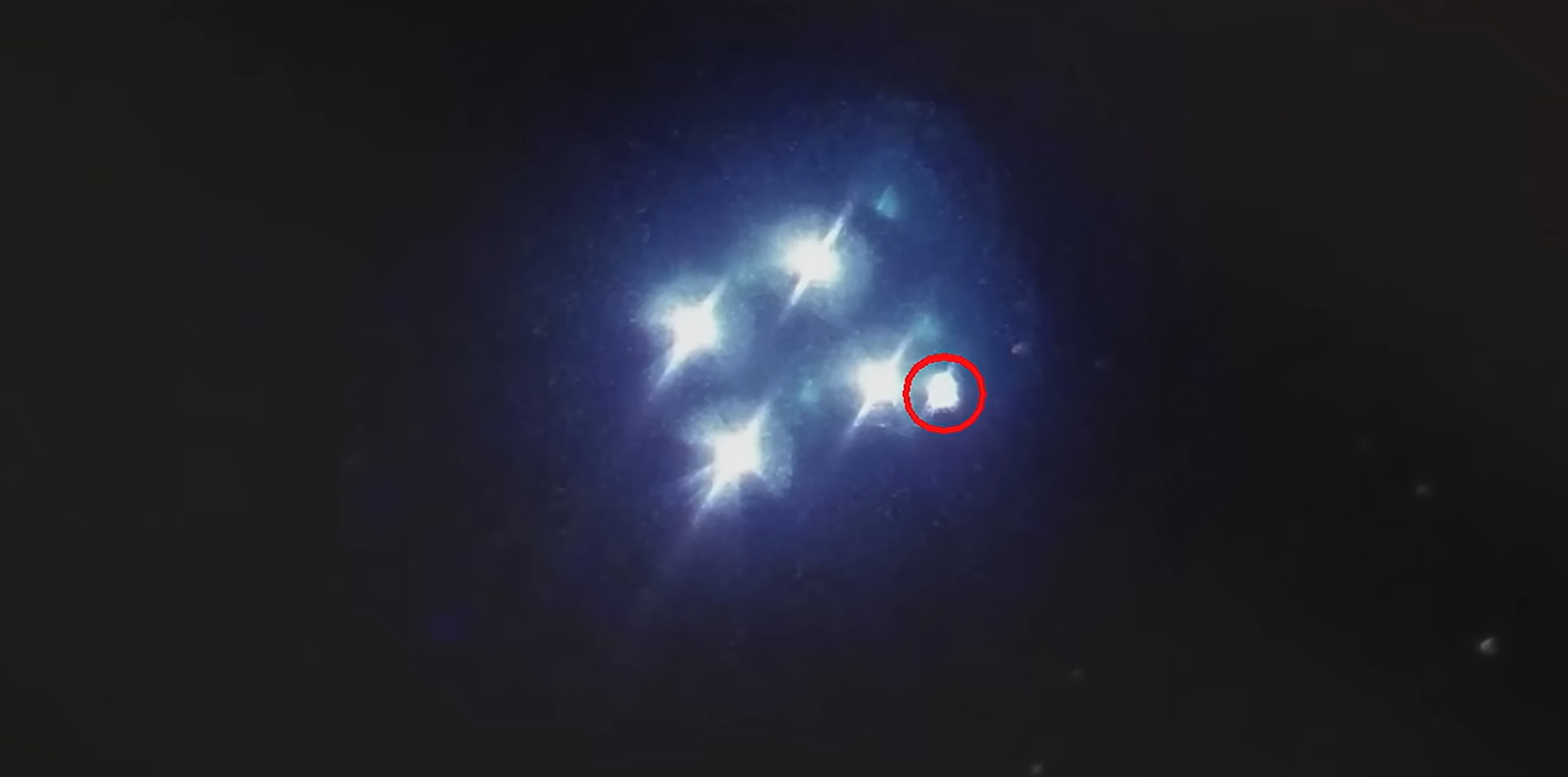 Metallic polygonal structure appears above the Skinwalker Ranch Triangle.