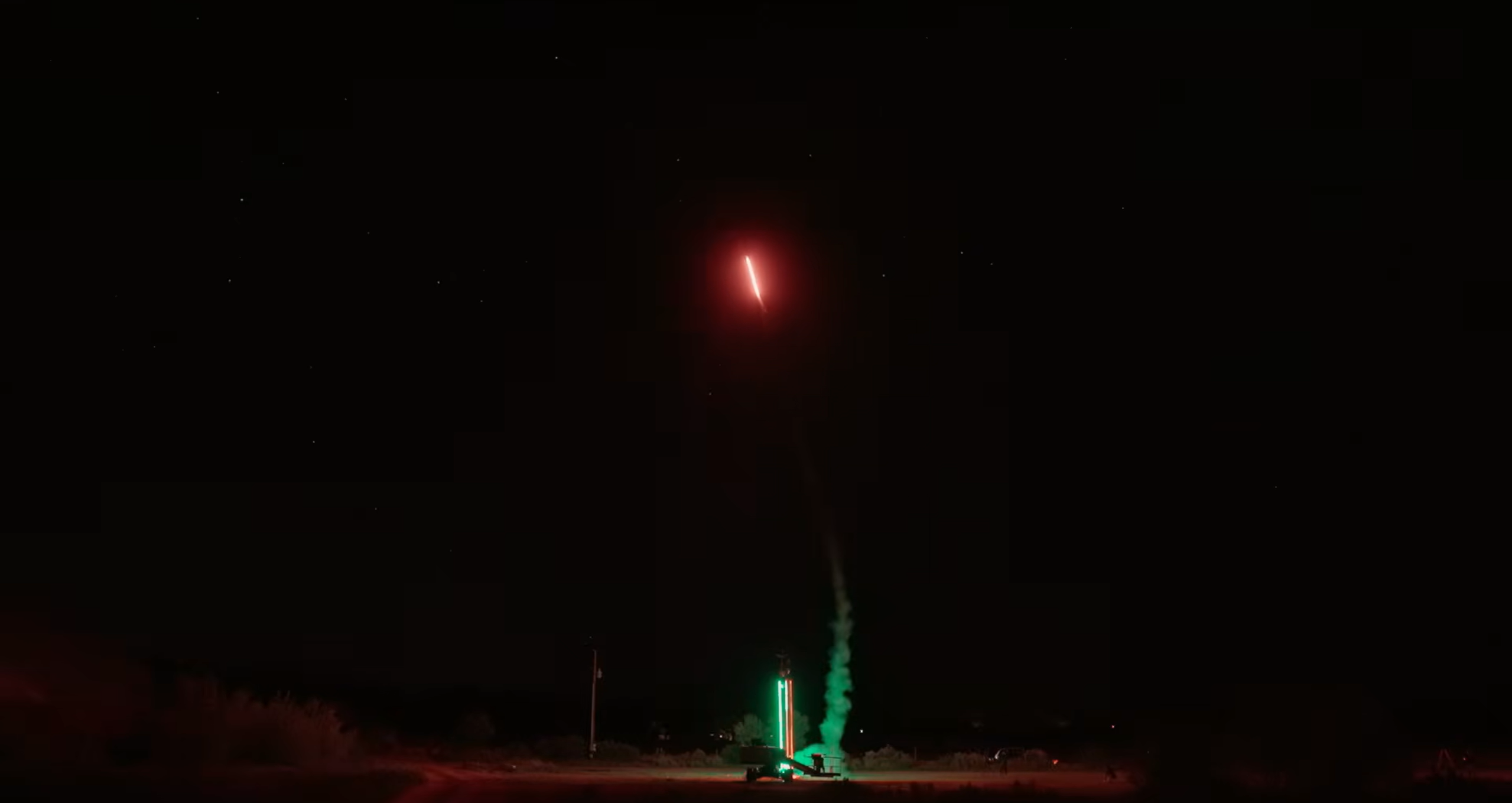 Researchers watch a rocket deflect above the Triangle.