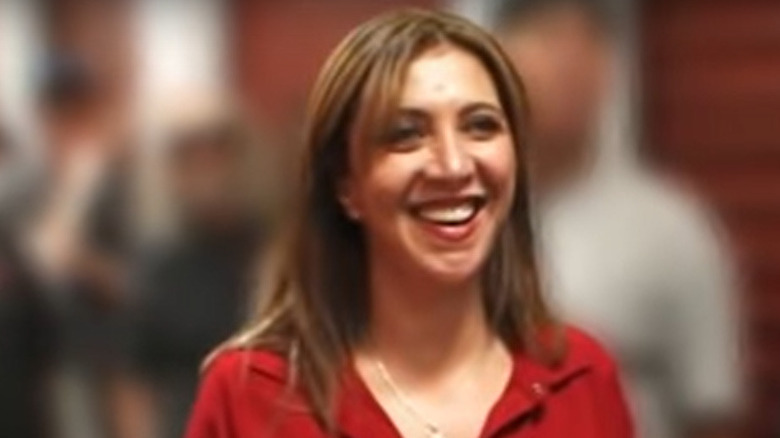 Nabila Haniss grins over her success.