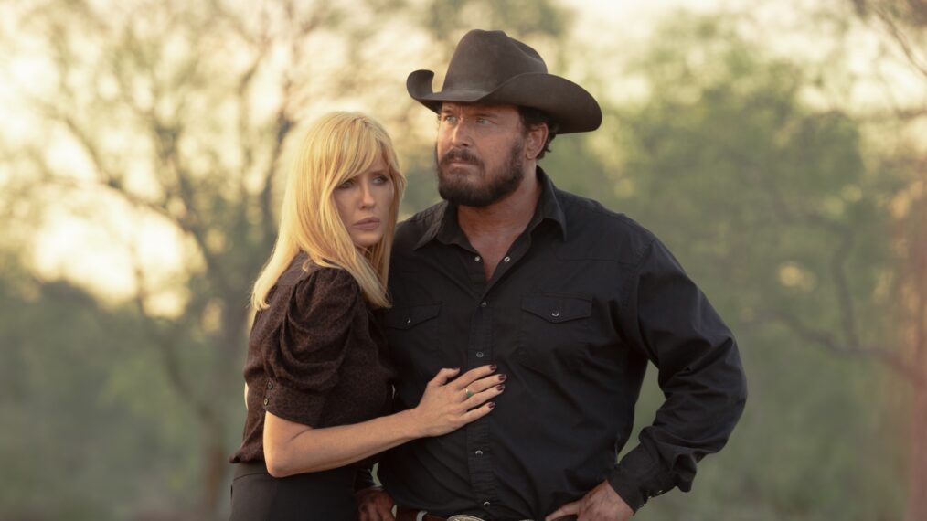 Kelly Reilly as Beth Dutton and Cole Hauser as Rip Wheeler — 'Dutton Ranch' Season 1 Episode 4