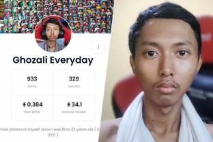 Chàng sinh viên Indonesia kiếm cả gia tài nhờ ảnh selfie NFT