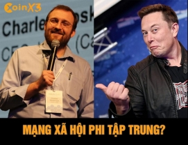 Cha đẻ Cardano đánh tiếng Elon Musk, chung tay xây dựng mạng xã hội phi tập trung