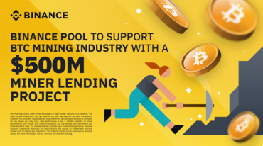 Binance Pool khởi động dự án cho vay trị giá 500 triệu USD